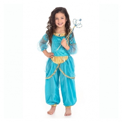 Jasmine Arabische prinsessen kostuum (2-delig) (Little Adventures)