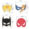 Superhero maskers (8 stuks)
