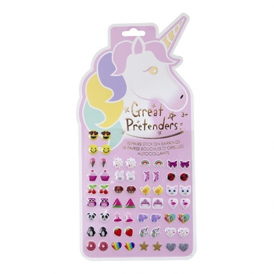 Unicorn oorstickers (30 paar) (Great Pretenders)