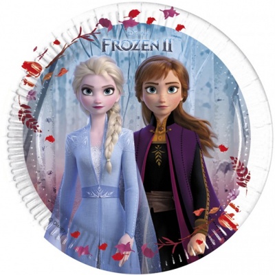 Frozen 2 Anna Elsa bordjes (8 stuks) (Disney)
