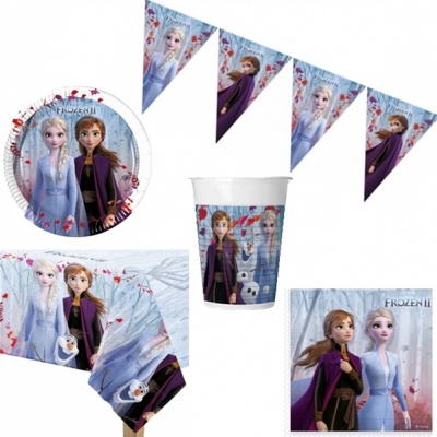Frozen 2 Anna Elsa bordjes (8 stuks) (Disney)