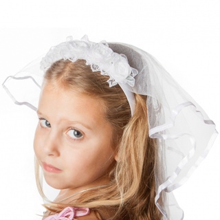 Bruidssluier voor bruidje (Prinsessenjurk.nl)