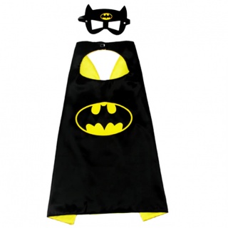 Batman kostuum (cape + masker) (Prinsessenjurk.nl)