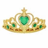 Prinsessen kroon goud-groen