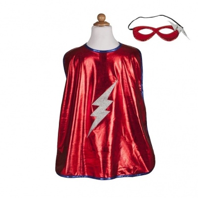 Superhero kostuum voor meisjes (3-delig) (Great Pretenders)