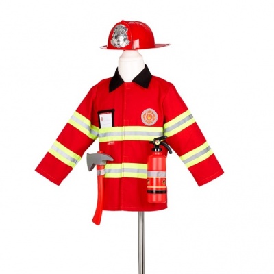 Verkleedset Brandweerpak (4-delig) (Souza for Kids)