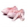 Satijnen balletschoenen roze