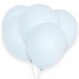 Ballonnen lichtblauw (10 stuks) (Prinsessenjurk.nl)