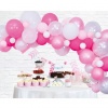 Ballonnen boog decoratie set roze 