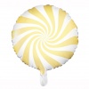 Candy folieballon geel