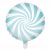 Candy folieballon blauw