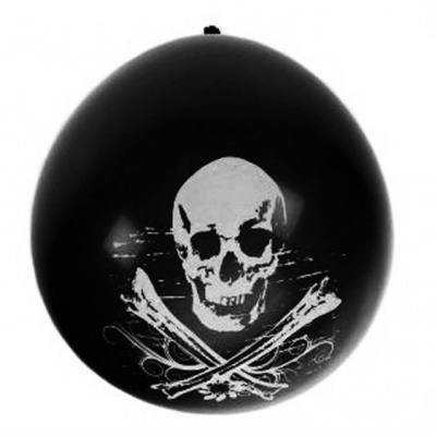 Ballonnen skelet (8 stuks) (Prinsessenjurk.nl)