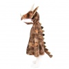 Bruine Dinosaurus Triceratops kostuum met klauwen