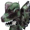 Groene Dinosaurus kostuum Dilophosaurus met klauwen