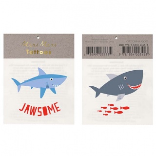 Jawsome haaien tattoos (Meri Meri)