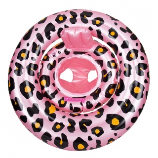 Baby float roze goud panterprint (Swim Essentials)