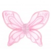 Roze vlinderjurk met vleugels (2-delig)