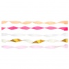 Crepepapier streamers Pink & Gold (5st)