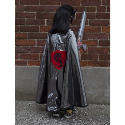 Omkeerbare draken-ridder cape met masker (Great Pretenders)
