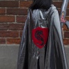 Omkeerbare draken-ridder cape met masker