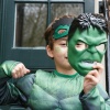 Masker kunststof groene superheld