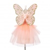 Roze jurk met vleugels Annemarie