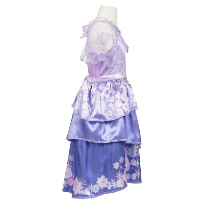 Voordeelpakket Encanto Isabela jurk + bloemenhaarband + handschoenen + staf (Prinsessenjurk.nl)
