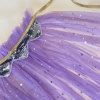 Voordeelpakket paarse cape kind met accessoires