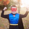 Omkeerbare Superhero kostuum Batman/Superman