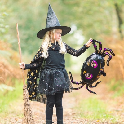 Magisch Heksen Tovenaars kostuum kind (2-delig) (Prinsessenjurk.nl)