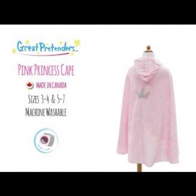 Pink Princess Cape Made In Canada