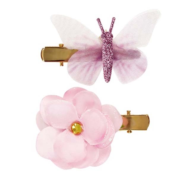 Dalset schuur samenkomen Haarklemmetjes vlinder en bloem roze - Souza for Kids - Prinsessenjurk.nl