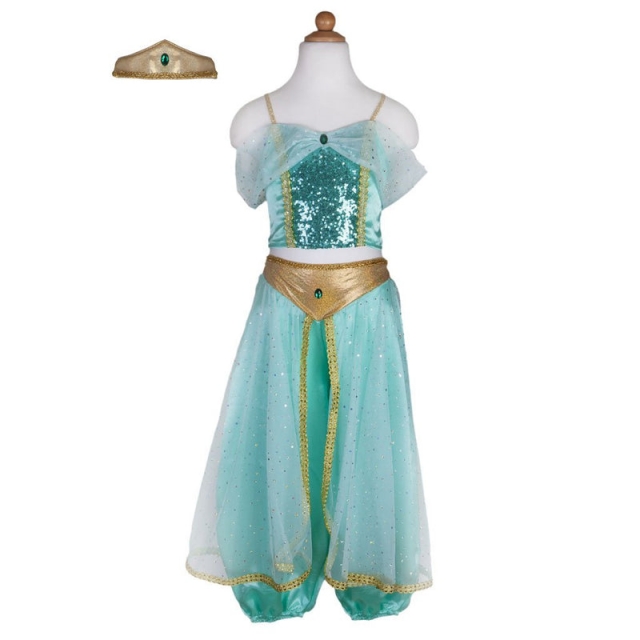 Transparant markt Veilig Luxe Jasmine kostuum - Great Pretenders - Prinsessenjurk.nl
