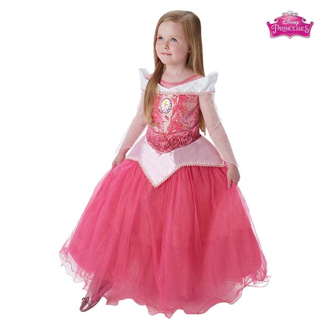 Luxe Doornroosje jurk Premium Disney - Prinsessenjurk.nl