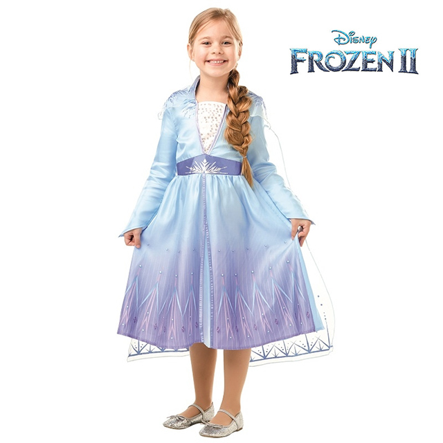 Whitney warmte huren Classic Elsa Frozen 2 jurk | alle Frozen jurken direct leverbaar - Disney -  Prinsessenjurk.nl