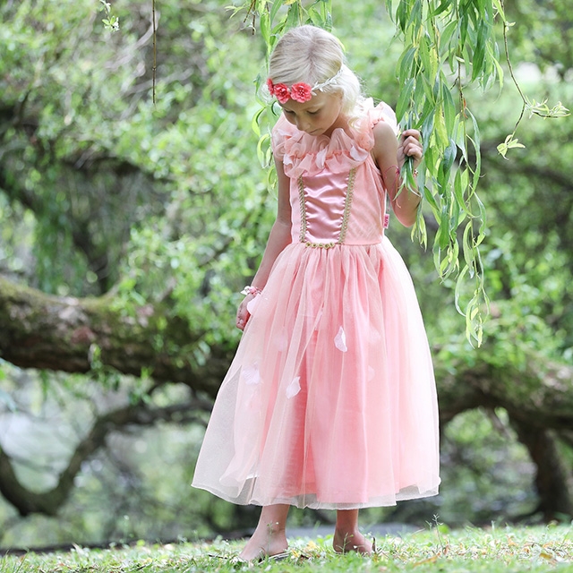 zich zorgen maken Fonkeling influenza Roze prinsessenjurk Janette verkleedjurk kind verkleedkleding  verkleedkleren meisje - Rose & Romeo - Prinsessenjurk.nl