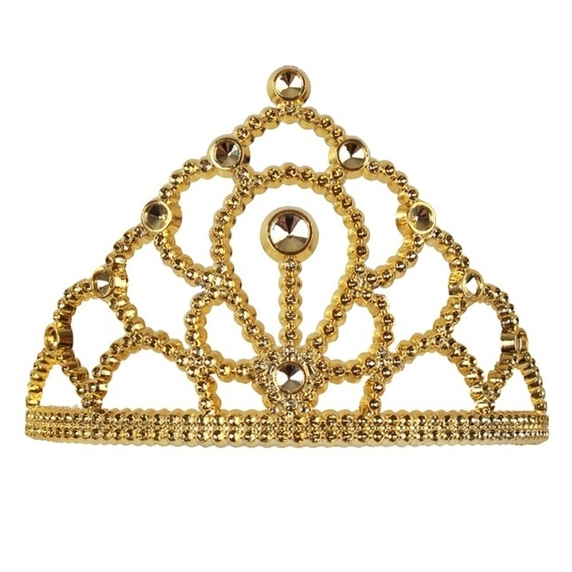 Oude tijden Verwachting Transplanteren Mooie Prinsessen kroon met diamantjes goud kopen? | - Prinsessenjurk.nl -  Prinsessenjurk.nl